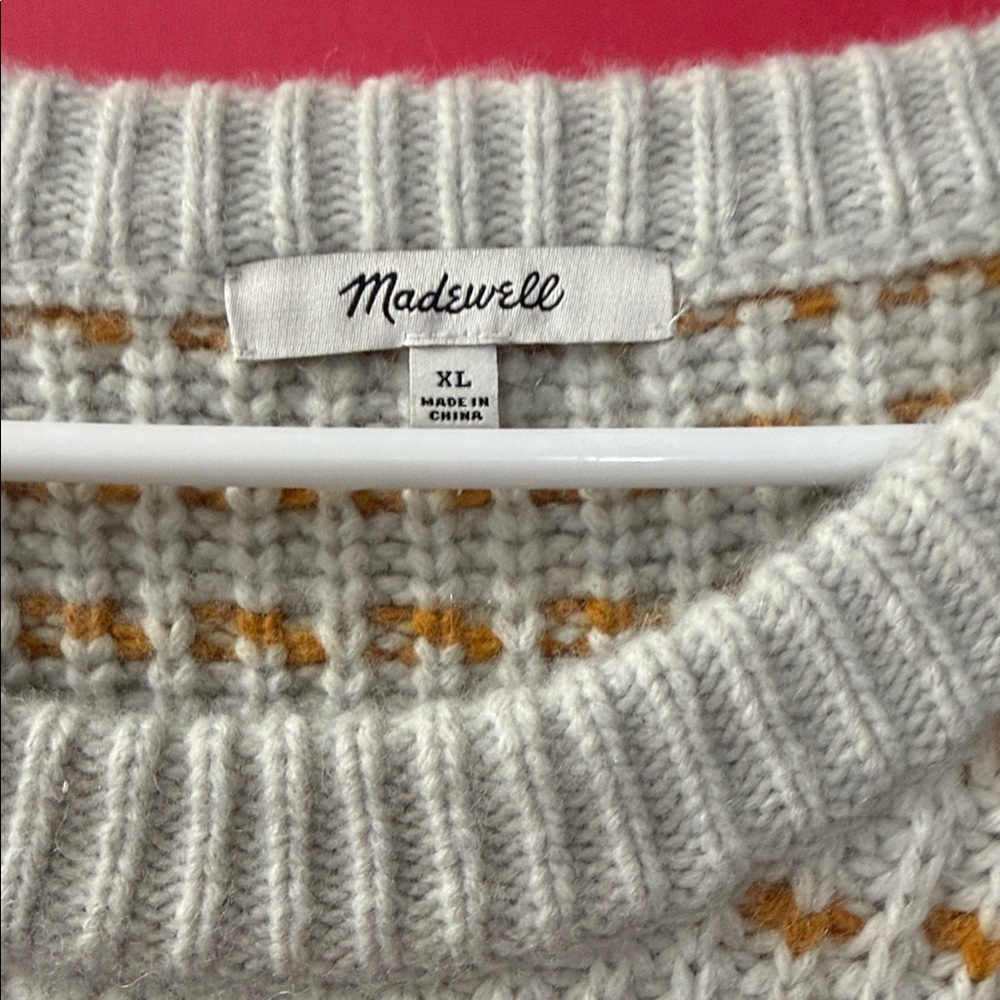Madewell Multicolor Striped Crew Neck Sweater - Picture 2 of 6